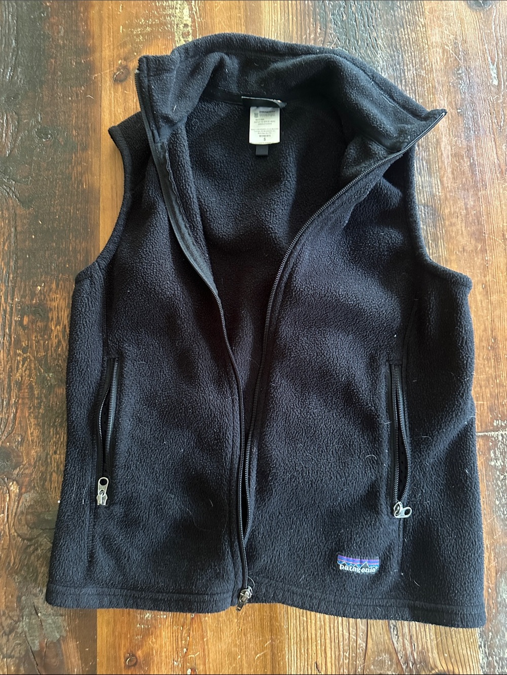 Patagonia Black Fleece Zip Vest